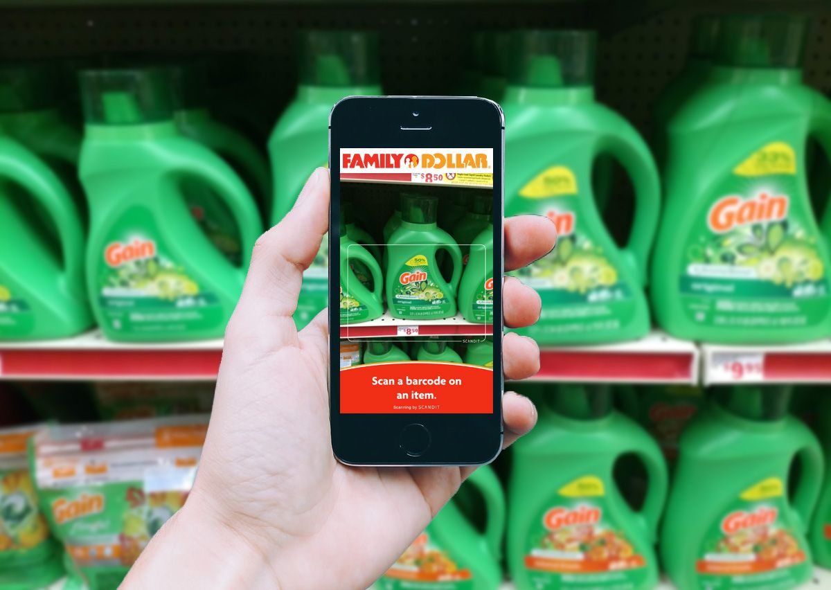Scan Products to Find Coupons in the Family Dollar App
