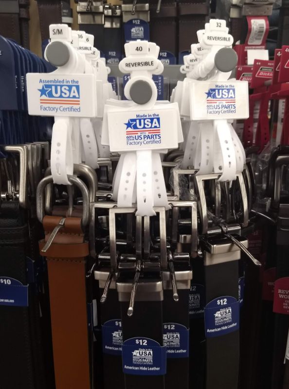 Walmart Made in the USA Belts