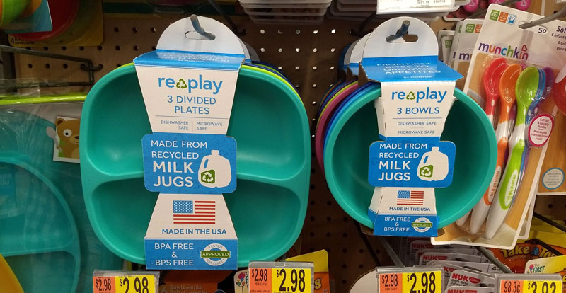 Walmart Made in the USA baby dishes