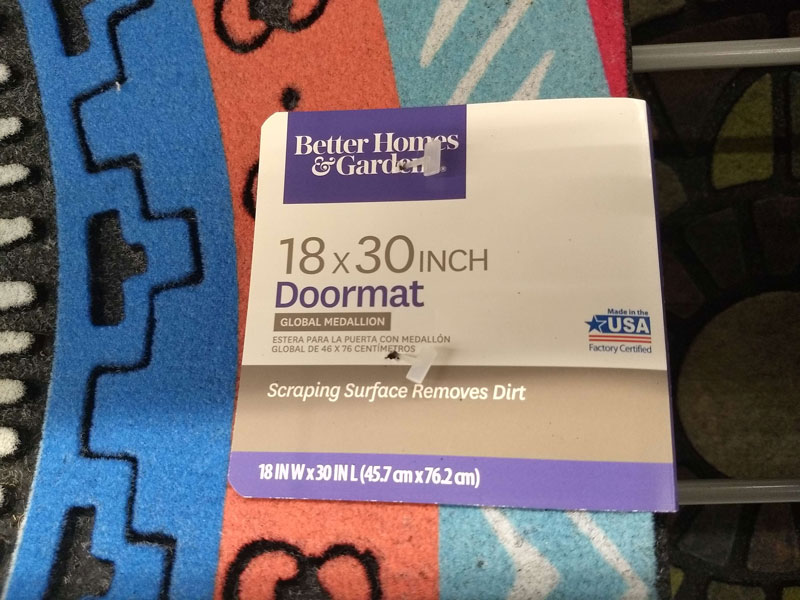 Walmart Made in the USA doormat