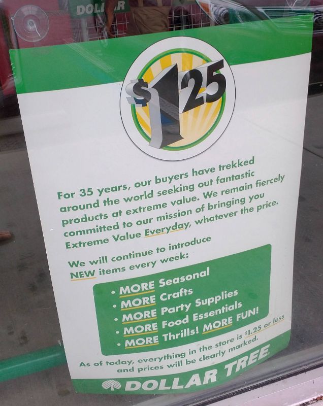 Sick To My Stomach': Dollar Tree Fanatics Protest New $1.25 Prices - CBS  Boston