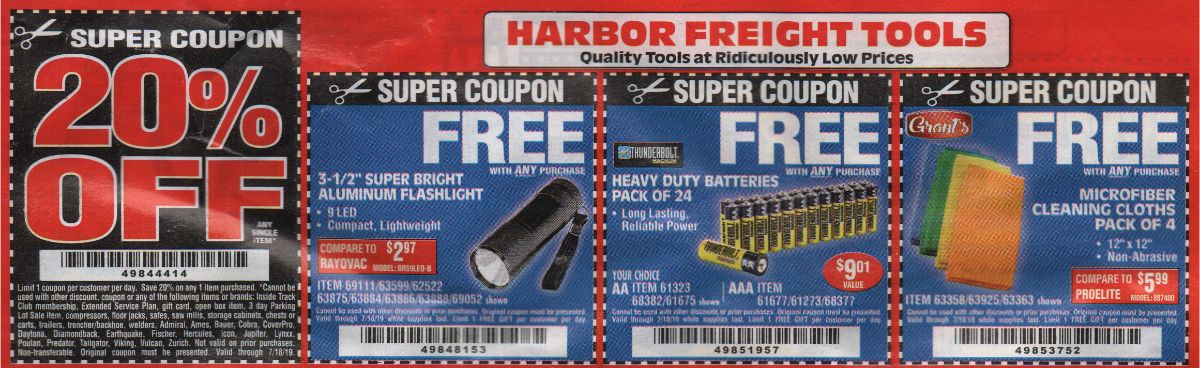 can you use multiple harbor freight coupons at once cheap simple living