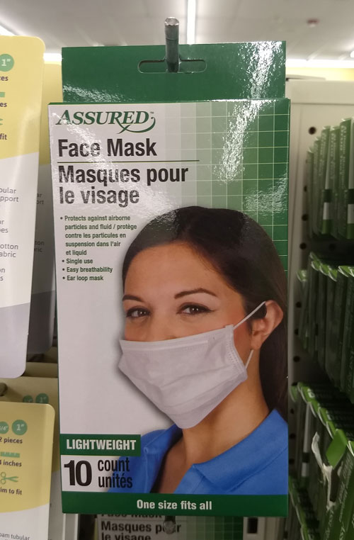 Dollar Tree Face Mask