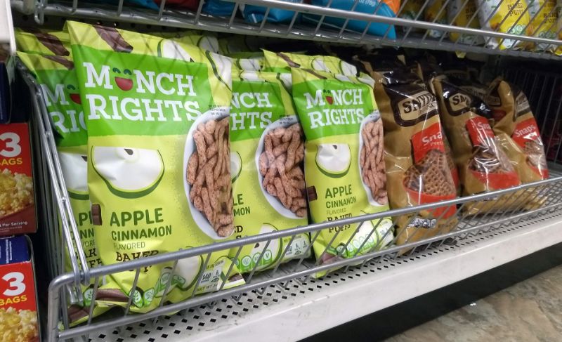 Munch Rights Apple Cinnamon Puffs at Dollar Tree