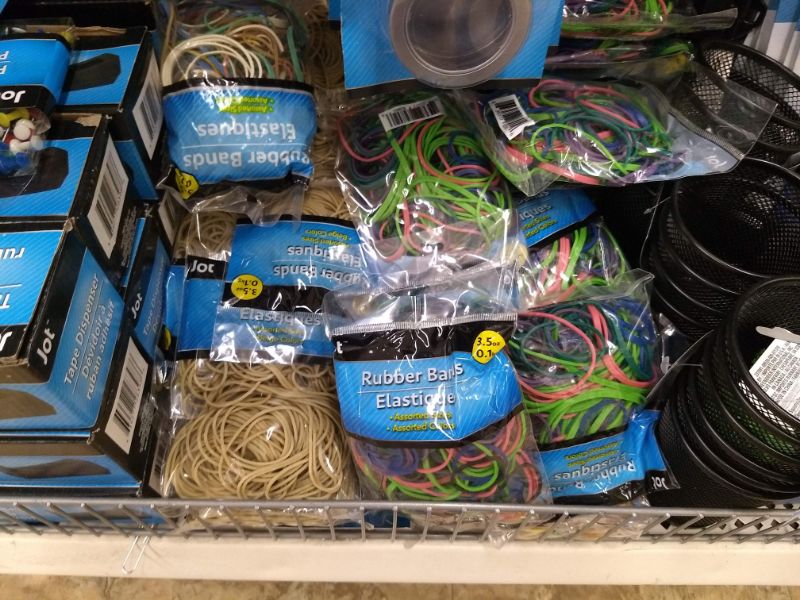 Dollar Tree Rubber Bands