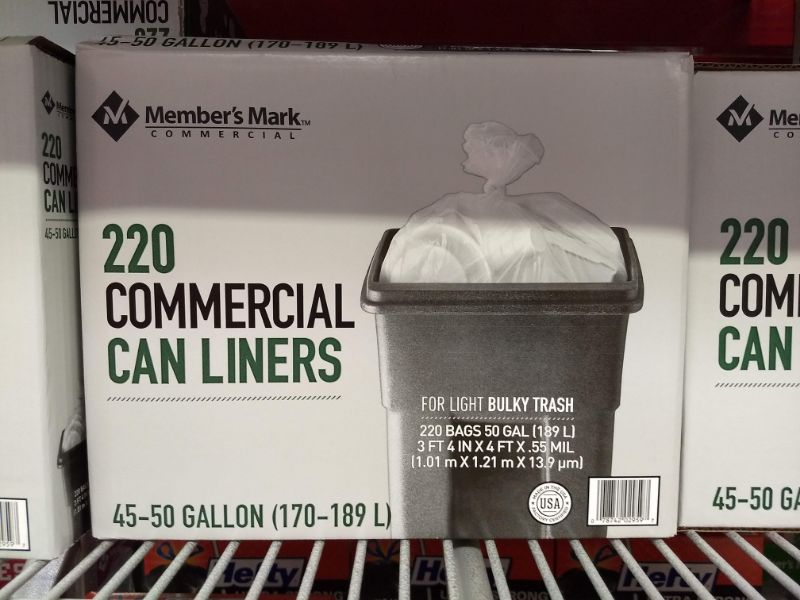 Member's Mark 45-50 Gallon Commercial Trash Bags (220 Ct.)