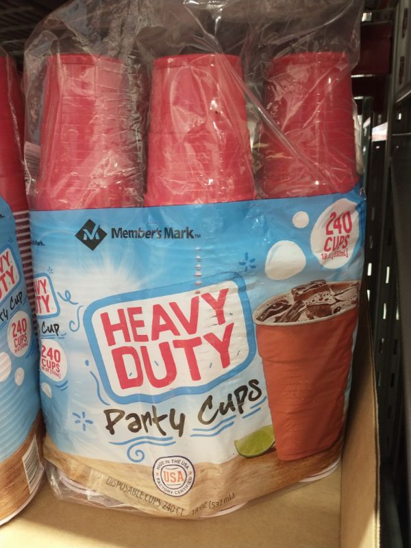 Member's Mark Heavy-Duty Red Cups (18 oz., 240 ct.) - Sam's Club