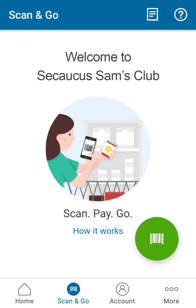 Sams Club Scan and Go