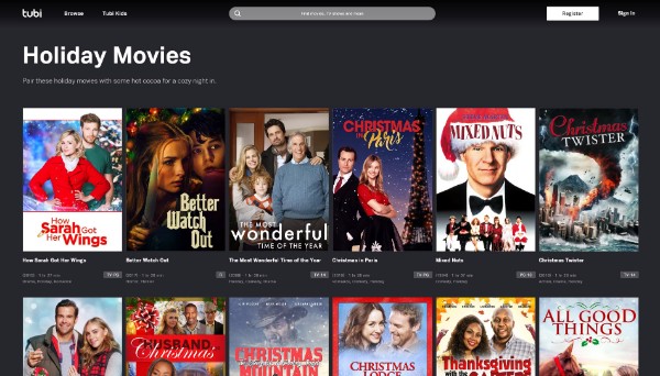 Tubi Holiday Movies