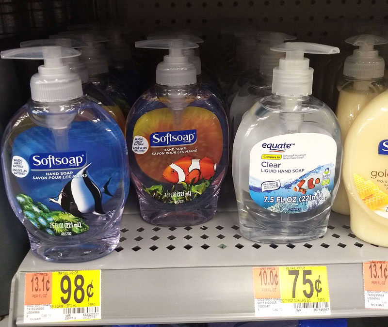 Walmart Made in the USA hand soap
